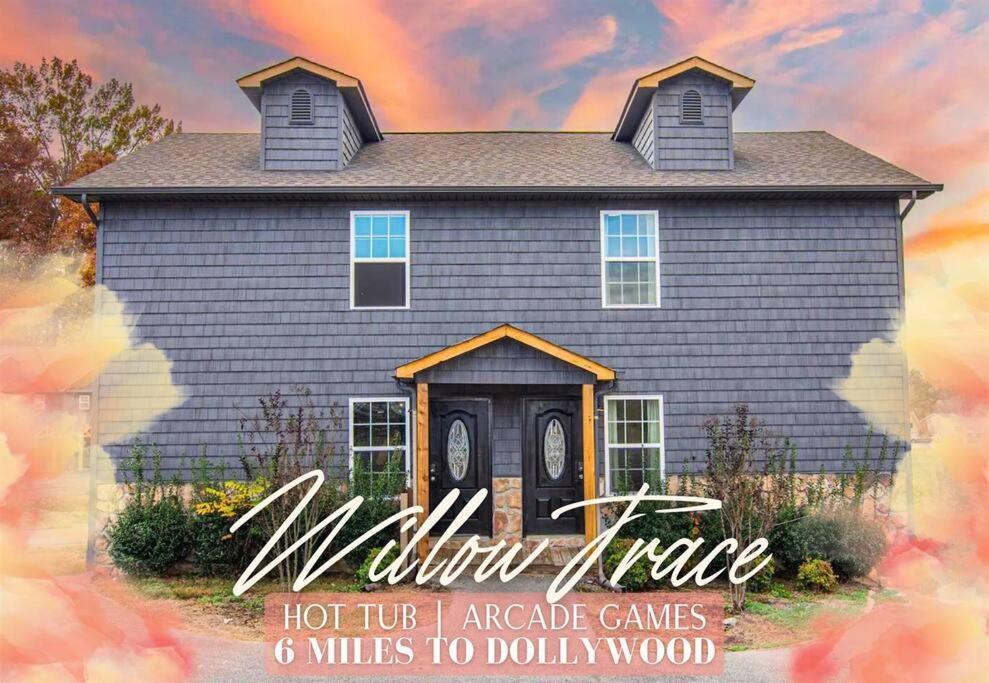 Willow Trace: Family Retreat, Hot Tub, Gaming! Pigeon Forge Kültér fotó